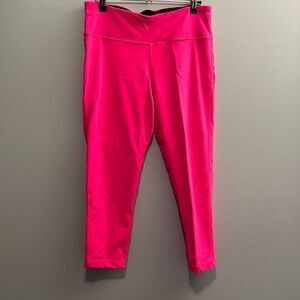 90 Degree By Reflex Women's Pink Hi Rise Work Out Leggings